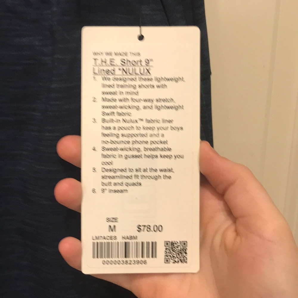 LuLuLemon T.H.E. Nulux Short NWT - Picture 3 of 5